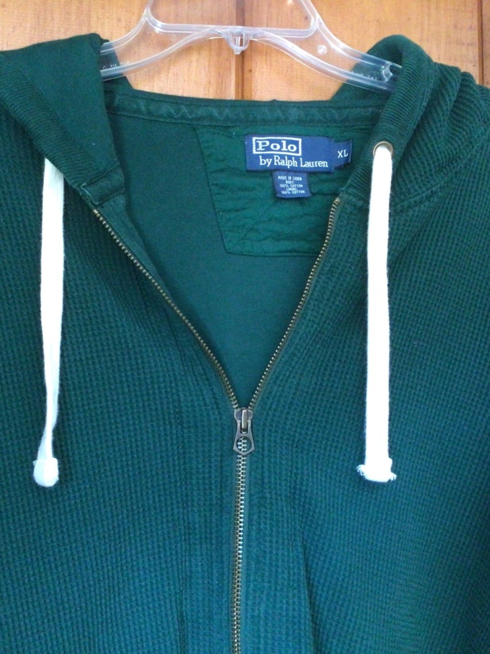 Polo by Ralph Lauren Waffle- Knit Hoodie XL